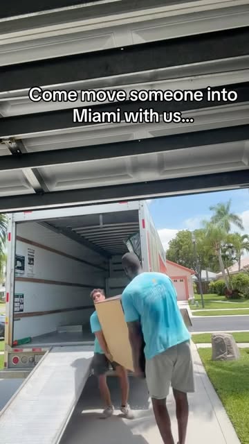 Florida Premium Movers crew loading a truck in Miami